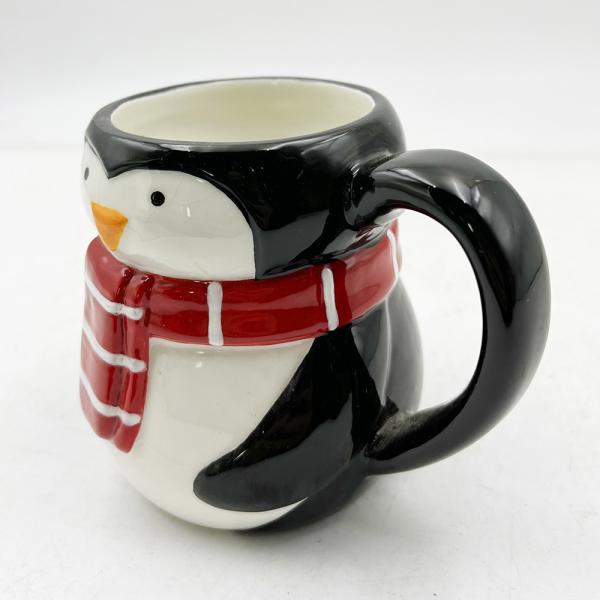 Copo de Chá em Forma de Pinguim Copo de Chá em Forma de Pinguim Copo de Chá de Natal Copo de Café em Cerâmica Mobiliário de Bebida Presentes de Festa