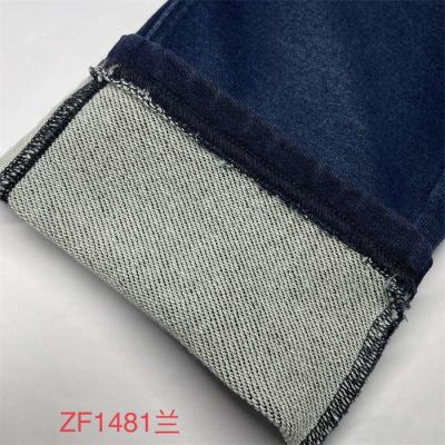 4oz Cotton Stretch Soft Dark Blue Heavy Denim Fabric For Winter