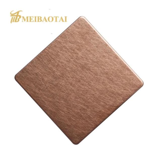 Chapa metálica de aço inoxidável decorativa 3mm técnica de Viberation de 304 categorias