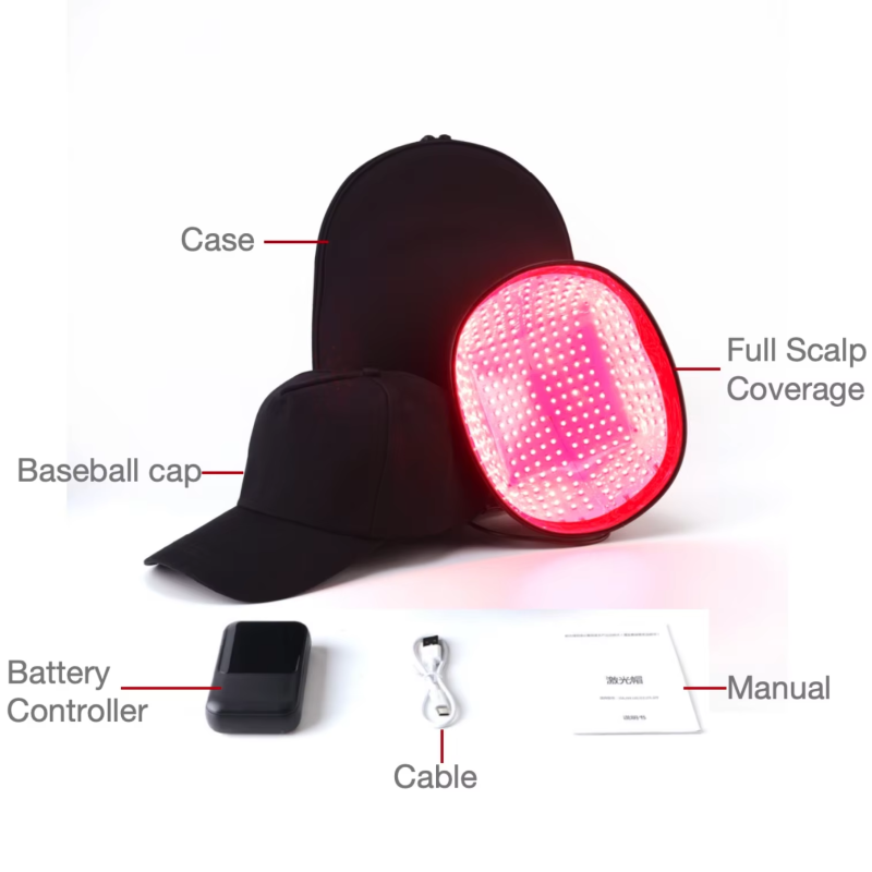 LLLT Home Use 680nm Infrared Light Therapy Hair Regrowth 272 Diode Laser Hair Growth Cap