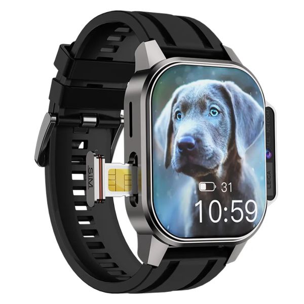 Eraysun Hot Full Netcom 4G Smartwatch 2.13 Inch AMOLED Camera WIFI GPS APP Market Sport Phone IP67 B22 With Sim Card Smart Watch