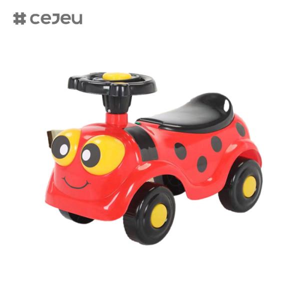 CJ-102, Детская машина с винтом 1-3 года детский скутер музыкальное освещение четырехколесное противоперевертывание, с огнями / музыкой внизу