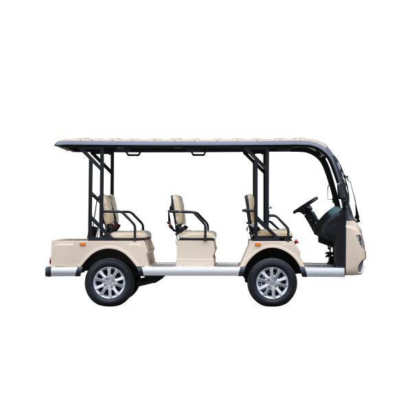 EXCAR 8 Seater Electric Sightseeing Car , 72V 7.5KW Trojan Battery Tour Bus