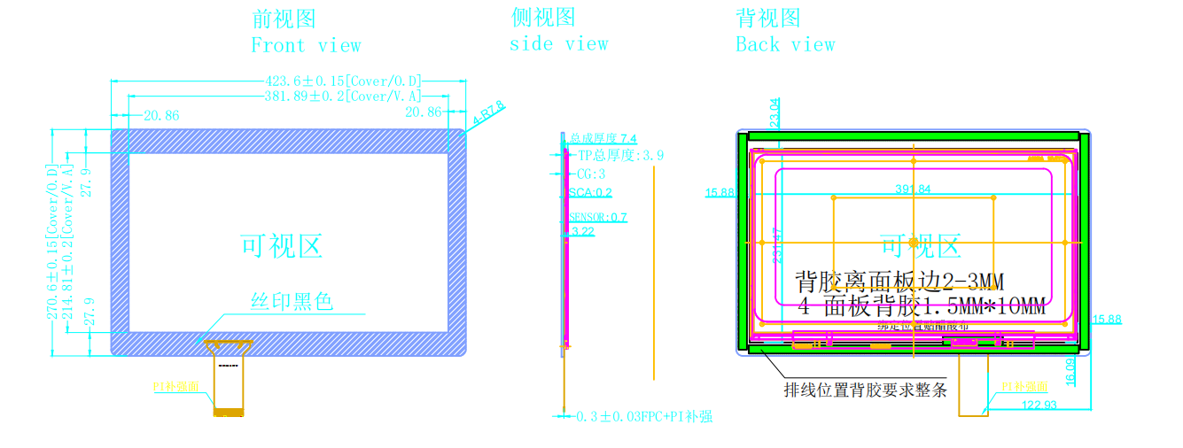 BOE NV173FHM N6K 17.3 Inch Laptop LCD Screen with 1920x1080 Full HD 300 Nits Brightness and 72% NTSC Color Gamut