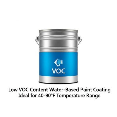 Low VOC Content Water-Based Paint Coating Ideal for 40-90°F Temperature Range