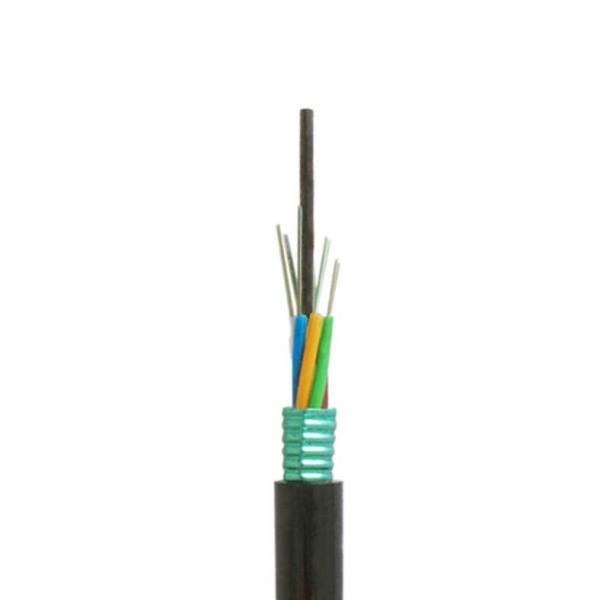 Loose Tube 8 Core Armoured Fiber Optic Cable PVC 10 KN Tensile Strength