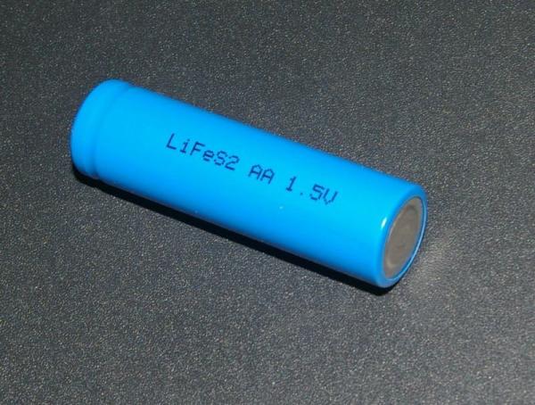 Alta temperatura preliminar da bateria de lítio do AAA LiFeS2 1100mAh 1.5V