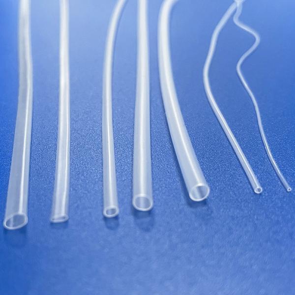 Espessura de parede da tubulação 0.1mm 0.15mm 0.2mm da borracha de silicone médico/do produto comestível