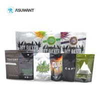Le papier d'aluminium biodégradable tiennent le sac de serrure de fermeture éclair de poche pour le biscuit médical de graine de mauvaise herbe de Weed