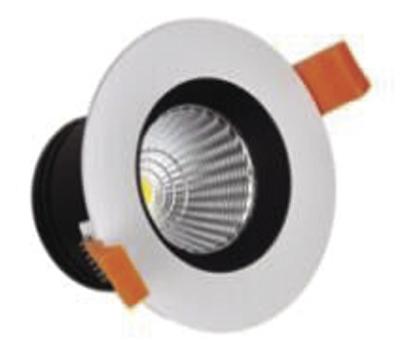 Bright COB Recessed LED Downlights 30W Aluminum Alloy 2700K - 3300K