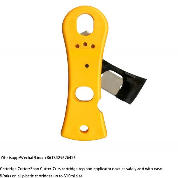 Color Plastic Thread Safety Cutting Tool Silicone Tube Snips Silicone Sealant Caulking Nozzle/ Cartridge Cutter