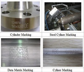 Pneumatic Mini Dot Peen Engraver , Handheld Dot Peen Marking Machine For PVC Pipe