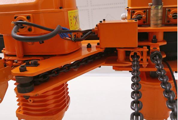 Low clearance ring chain crane, hhbb 10t electric chain crane, ring chain electric crane