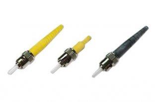 Perte par insertion 0.2dB bleue de connecteur de fibre de PC de St ou noire unimodale optique de la couleur 2.0/3.0mm