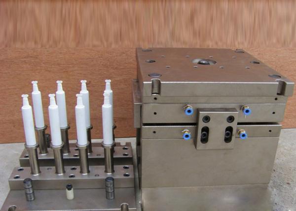 10 Cavities Small Plastic Injection Molding Machine For PE Hand Cream Tube Shoulder