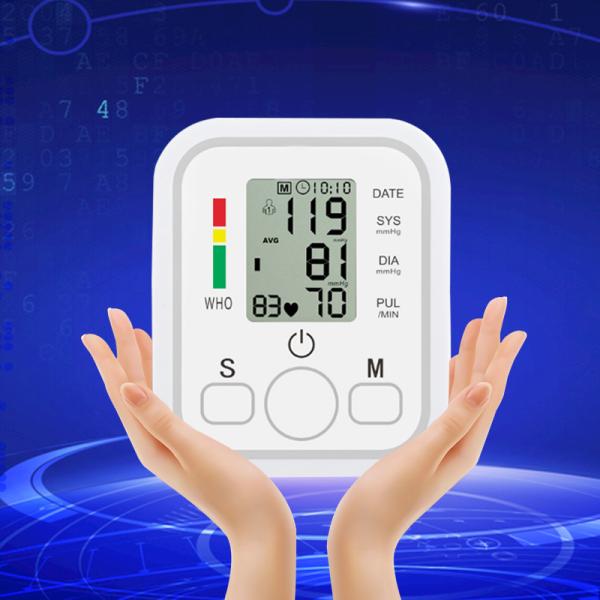 Digital Sphygmomanometer Manometer 1.5kg FDA 0.4kPa Electronic Blood Pressure Monitor For Elderly