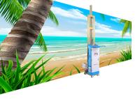 vertical mural da máquina 720×720dpi imprimindo operado para a parede de tijolo