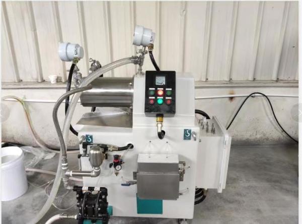 7.5kW  10L Ink Processing Horizontal Bead Mill 5L Small batch Pigment sand Grinder Machine
