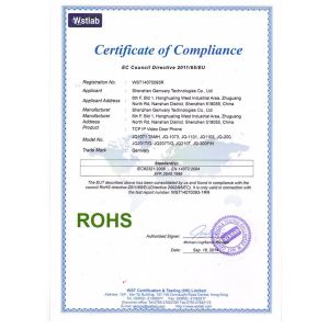 Shenzhen Gemvary Technologies Co.,Ltd Certifications