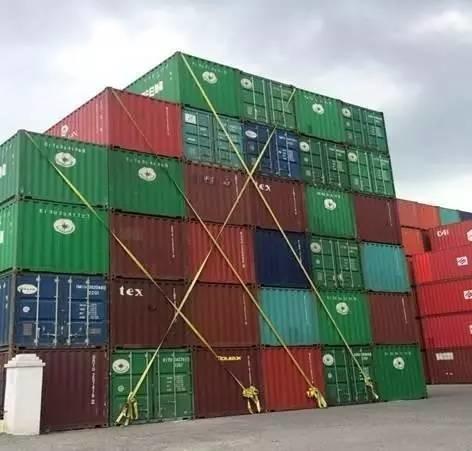 2:1 Yellow 4000KG EN 12195-2 50mm Ratchet Tie Down Straps