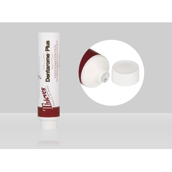 Les tubes cosmétiques faits sur commande de D35mm 35-110ml vident la compression en plastique de crème de main avec la vis de rayure verticale sur le chapeau