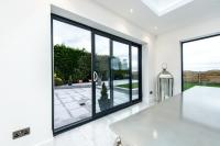 Interior Decorative Bedroom Aluminium Sliding Glass Doors And Window Eco - Friendly Glue slide door aluminum profile