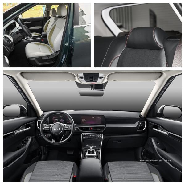 2023 KIA Seltos 1.5L CVT Cámara Tejido eléctrico Multifunción Gas Deportivo Manual de automóviles Kaptivva 5 Coches Frente 4 trasero 4