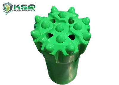 T45 102mm Button Drill Bit With Flat Face Threaded Drill Bit 45CrNiMoV Steel For Mining And Tunneling