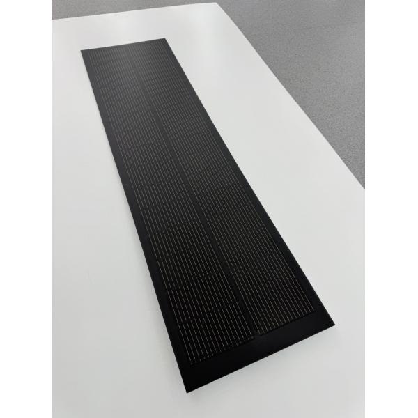 120W Fiberglass Flexible Solar Panel for Home Boat Marine Portable Bendable 12V Curve Surface Black