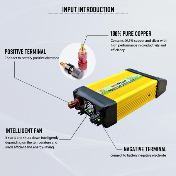 HANFONG 800Watt Hot sale inverter 12v 220v pure sine wave inverter inverter price in dubai solar inverter price in uae