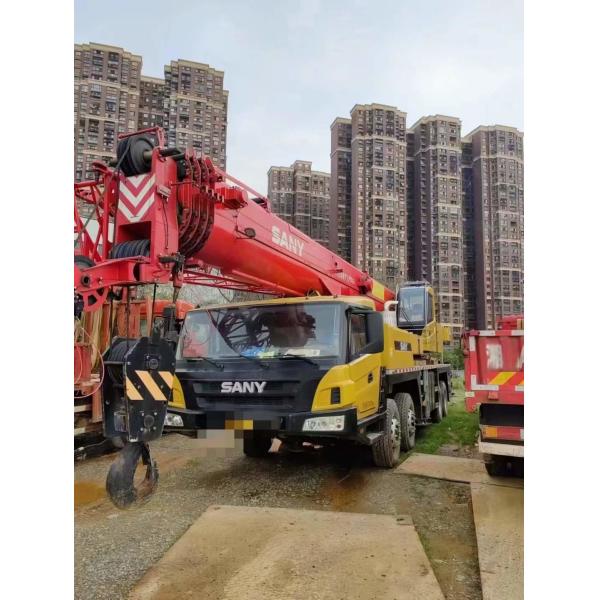 Сверхмощный используемый кран тележки использовал Shacman 50 длина кливера крана STC500E5 16m тонны