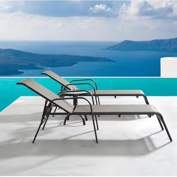 Outdoor Beach Sun Lounger with Customized Design and Foldable Feature