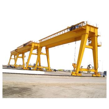 MG Fixed Double Girder Gantry Crane 120t Span 10m With Wheel Trolley Custom color