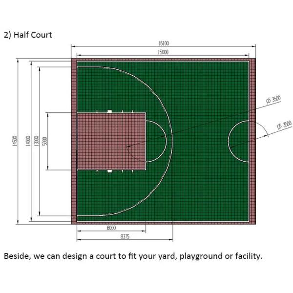 Анти- направляя рельсами PP блокируют справляющся на открытом воздухе водоустойчивые поверхности спорт