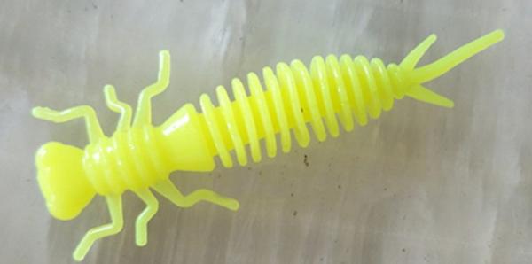 soft PVC 3' 3g 4' 4g shrimp smell green brown black yellow pink bass fishing lure fishing bait