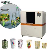 Impresora digital de inyección de tinta cilindro máquina de impresión UV Impresión para la lata de aluminio de vidrio botella de plástico copa