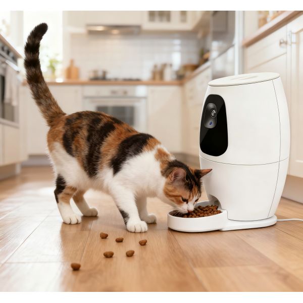 Smart Pet Feeder Automatic Timed Remote Control Stainless Steel Eco-Friendly for Dogs Premium Dog Food Dispenser Vet Services