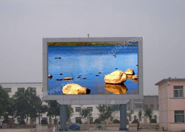 P16 DIP 7000 Nits Outdoor Full Color Led Display 100000 Hours LED Life