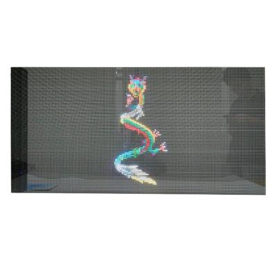 P6.25 Indoor Holographic Transparent LED Display 70% Transparency Art Installations