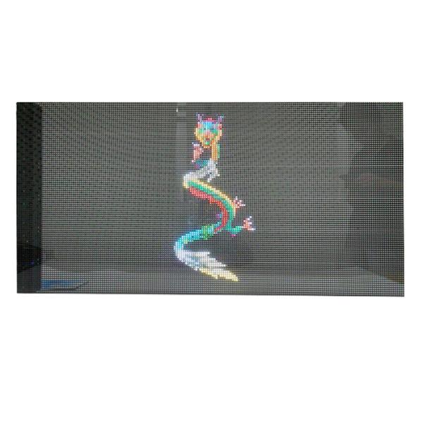 P3.9 ホログラフィック屋内 LED 透明ディスプレイ 6KG/平方メートル リアサービス
