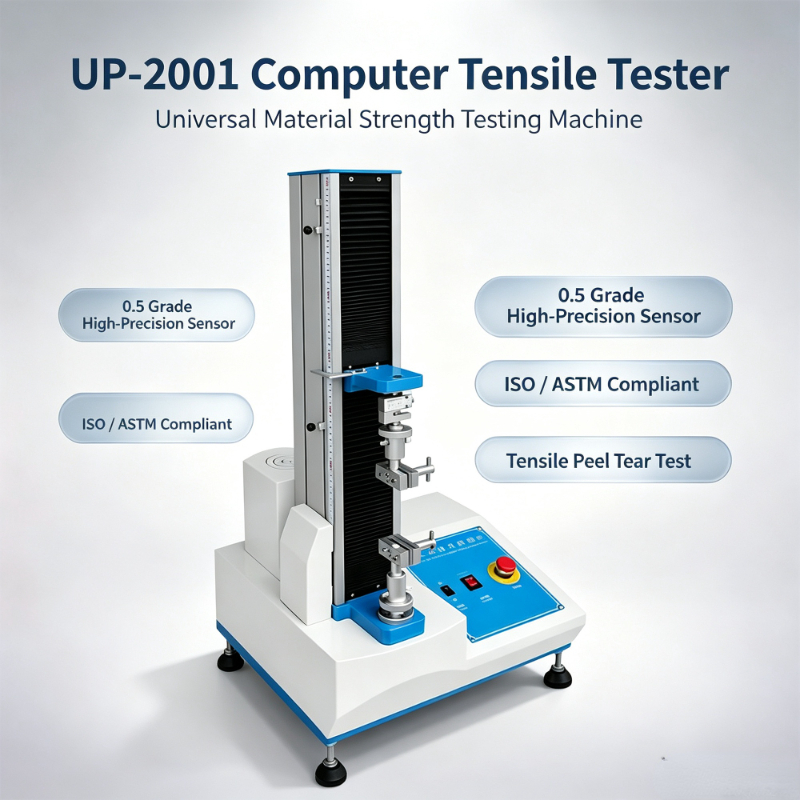 Computer Control Peel Strength Tester with 600 mm Test Stroke and Class 1 Accuracy Universal Testing Machine
