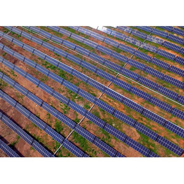 IP66 Single Axis Solar Tracking System With Linear Drive Control