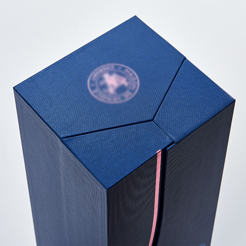 Eco Friendly Paper Wine Box Sturdy Corrugated Material For Safe Shipping And Storage