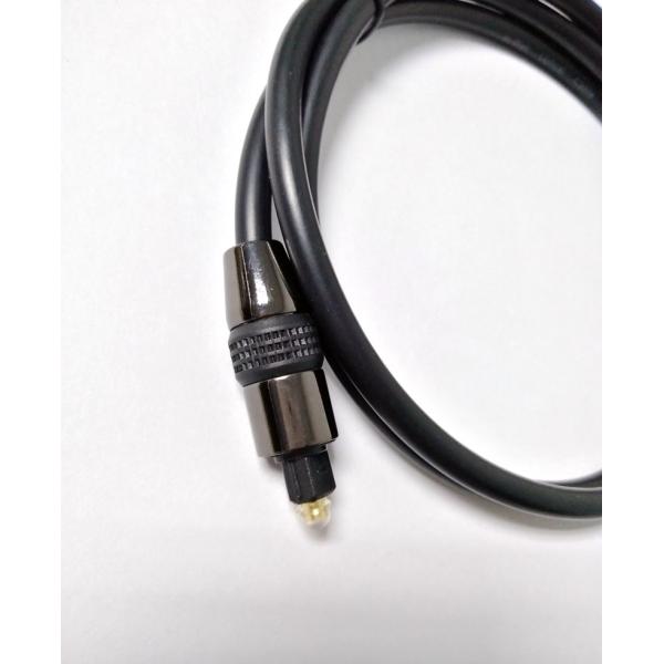 3 Feet Golden Plated 6mm Toslink Fiber Optic Audio Cable For TV Non - Shielded