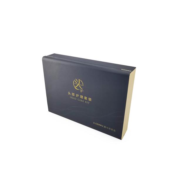 Hardware Hinge Lock Suitcase Packing Pu Black Leather Box Glod Logo Personalized Engraved Leather Gift Box