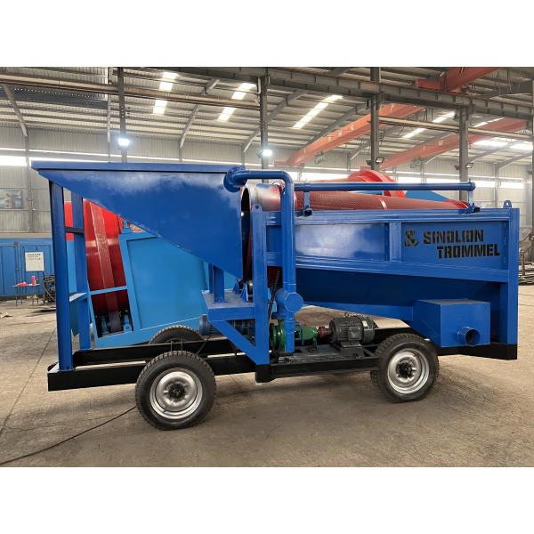 220V/380V/415V/480V Mobile Gold Sand Separator Mining Trommel Machinery Washing Plant