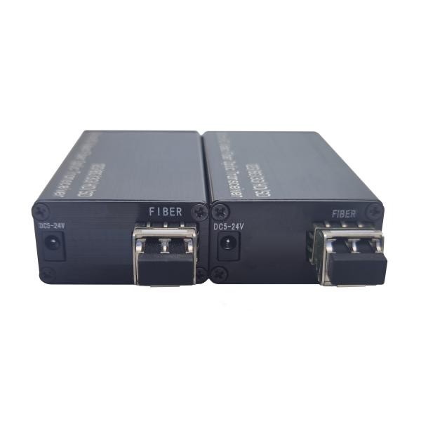 Mini 24G-SDI to Fiber Converter with 24G-SDI 2*LC fiber