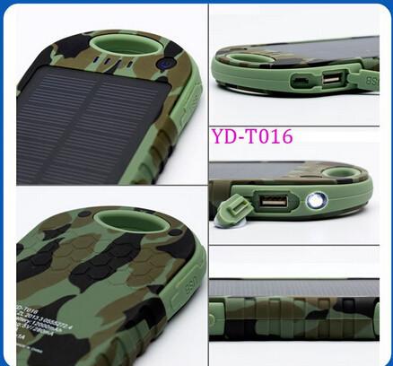 Manufaturer/OEM Solar Power Bank Charger 12000mAh Waterproof IPX6 Christmas Promotion