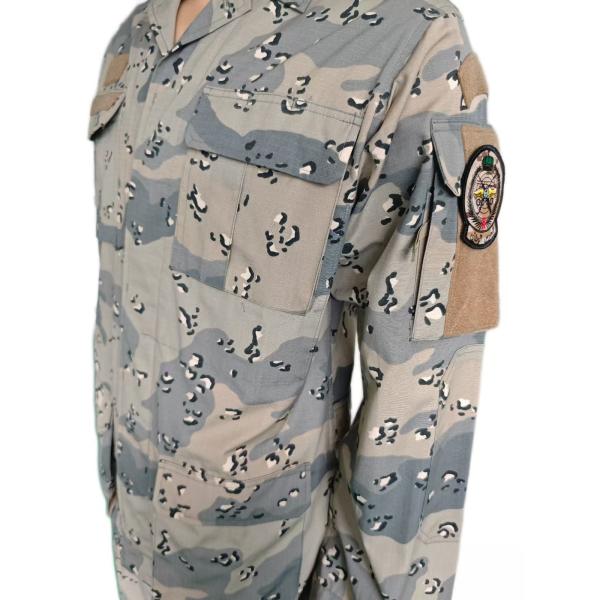 6 Pockets Camouflage BDU Military Uniform Outdoor Tactical Workwear