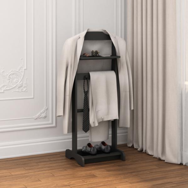 Home Wooden Coat And Shoe Stand For Entrance Hallway OEM / ODM